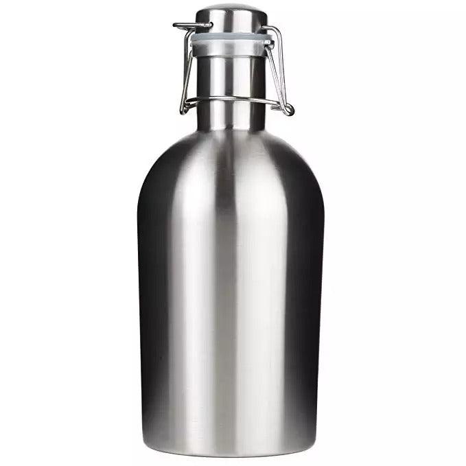 2 Litre Blank Stainless Steel Swing Top Growler Pallet (480 Growlers) - CraftBeer Growlers Ltd - Growler, Stainless Steel Growler - Growlers - Draught Beer - Beer Dispenser Units - Kegs