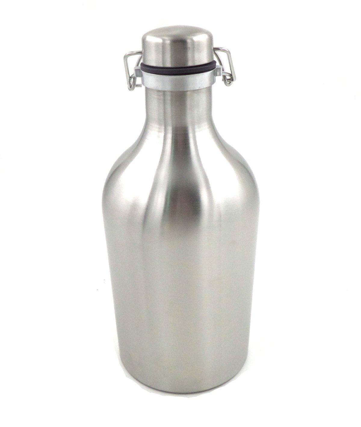 2 Litre Blank Stainless Steel Swing Top Growler Pallet (480 Growlers) - CraftBeer Growlers Ltd - Growler, Stainless Steel Growler - Growlers - Draught Beer - Beer Dispenser Units - Kegs