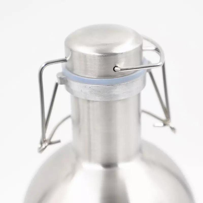2 Litre Blank Stainless Steel Swing Top Growler Pallet (480 Growlers) - CraftBeer Growlers Ltd - Growler, Stainless Steel Growler - Growlers - Draught Beer - Beer Dispenser Units - Kegs