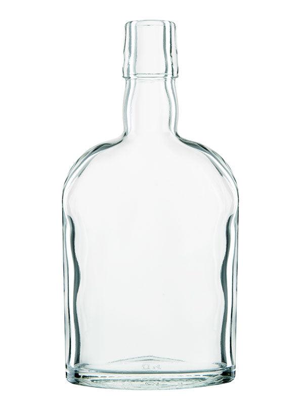 Flachmann 350ml Clear Swingtop - CraftBeer Growlers Ltd -  - Growlers - Draught Beer - Beer Dispenser Units - Kegs