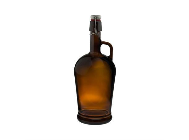 Classico Glass Blank Swingtop Amber 2 Litre Growler Pallet  (336 Growlers) - CraftBeer Growlers Ltd - Growler - Growlers - Draught Beer - Beer Dispenser Units - Kegs