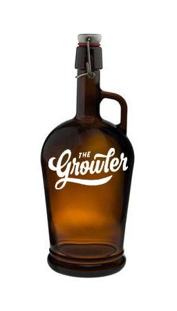 Classico Glass Printed Swingtop Amber 2 Litre Growler Pallet (336 Growlers) - CraftBeer Growlers Ltd - Growler - Growlers - Draught Beer - Beer Dispenser Units - Kegs