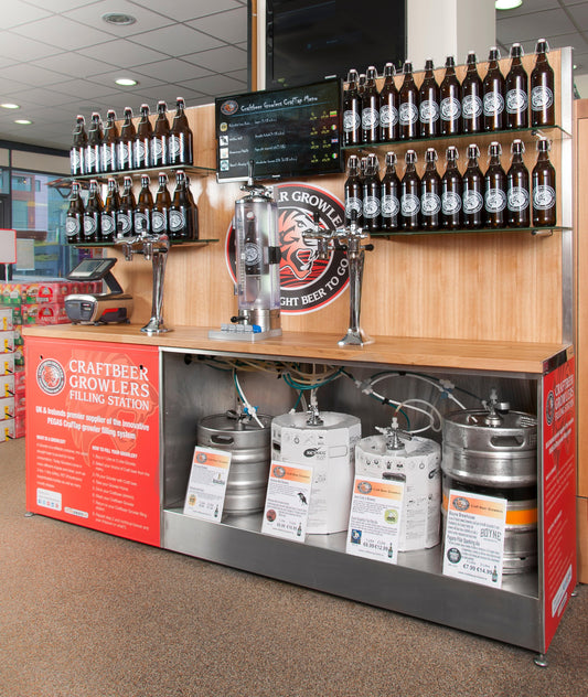 Growler Start up Kit. - CraftBeer Growlers Ltd - glass, glass growlers, Growler - Growlers - Draught Beer - Beer Dispenser Units - Kegs