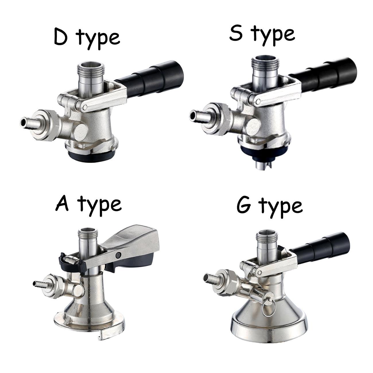 S Type Keg Coupler (Heineken, Carlsberg) - CraftBeer Growlers Ltd - Keg Coupler - Growlers - Draught Beer - Beer Dispenser Units - Kegs