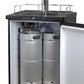 2 Beer Tap Glycol Kegerator - CraftBeer Growlers Ltd - 20L Keg Use, 50L Keg Use, Kegerator - Growlers - Draught Beer - Beer Dispenser Units - Kegs