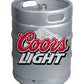 Coors Light 4.3% ABV 50L Keg - CraftBeer Growlers Ltd - 50L Keg Use, Keg Delivery & Collection, Lager - Growlers - Draught Beer - Beer Dispenser Units - Kegs