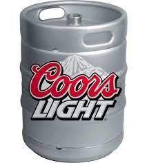 Coors Light 4.3% ABV 50L Keg - CraftBeer Growlers Ltd - 50L Keg Use, Keg Delivery & Collection, Lager - Growlers - Draught Beer - Beer Dispenser Units - Kegs