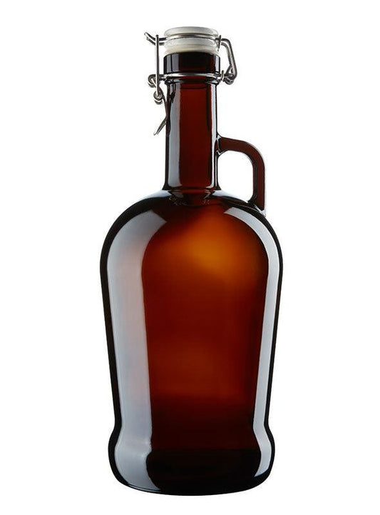 Eterna Glass Blank Swingtop Amber 1 Litre Growler Pallet (560 Growlers) - CraftBeer Growlers Ltd - Growler - Growlers - Draught Beer - Beer Dispenser Units - Kegs