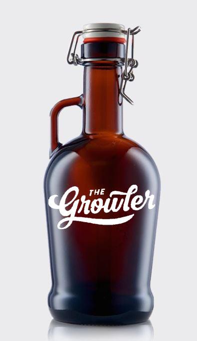 Eterna Glass Printed Swingtop Amber 1 Litre Growler Pallet (560 Growlers) - CraftBeer Growlers Ltd - Growler - Growlers - Draught Beer - Beer Dispenser Units - Kegs