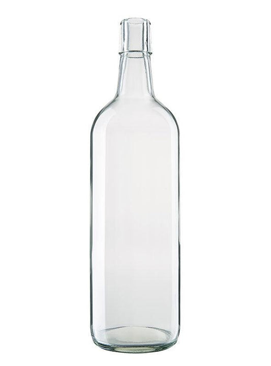Shortneck 1000ml Clear Swingtop - CraftBeer Growlers Ltd -  - Growlers - Draught Beer - Beer Dispenser Units - Kegs